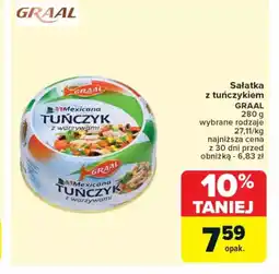 Carrefour Sałatka z tuńczykiem Graal oferta