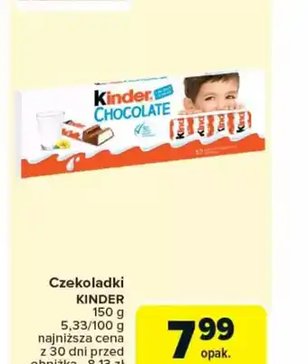 Carrefour Czekoladki Kinder Chocolate oferta