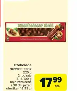 Carrefour Czekolada Nussbeisser oferta