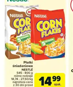 Carrefour Płatki śniadaniowe Nestle oferta