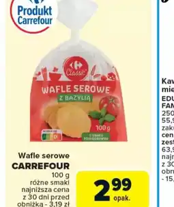 Carrefour Wafle serowe Carrefour oferta
