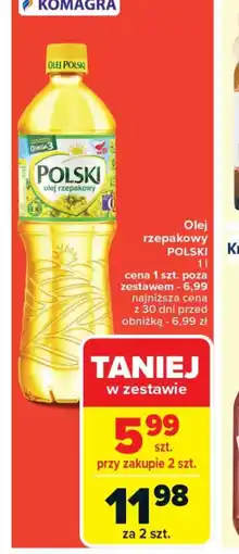 Carrefour Olej rzepakowy Polski oferta
