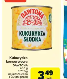 Carrefour Kukurydza konserwowa Dawtona oferta