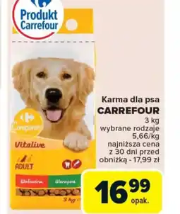 Carrefour Karma dla psa Carrefour oferta