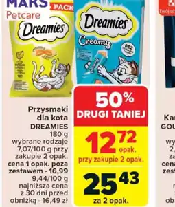Carrefour Przysmak dla kota Dreamies oferta