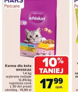 Carrefour Karma dla kota Whiskas oferta