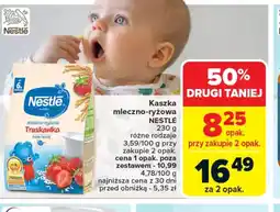 Carrefour Kaszka mleczno-ryżowa Nestle oferta