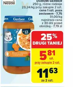 Carrefour Obiadek dla dzieci DOREMI GERBER oferta