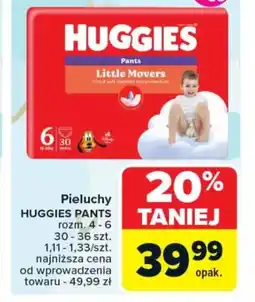 Carrefour Pieluchy Huggies Pants oferta