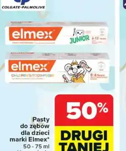 Carrefour Pasty do zębów dla dzieci marki Elmex oferta