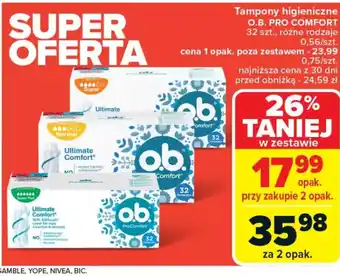 Carrefour Tampony higieniczne O.B. PRO COMFORT oferta