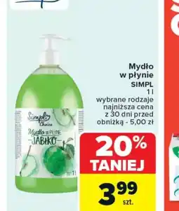 Carrefour Mydło w płynie Simply oferta