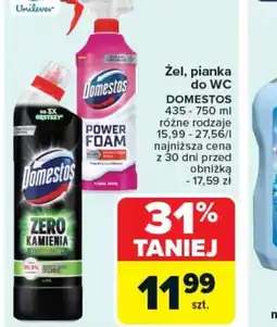 Carrefour Zel, pianka do WC Domestos oferta