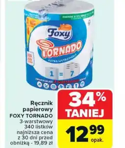 Carrefour Ręcznik papierowy Foxy Tornado oferta