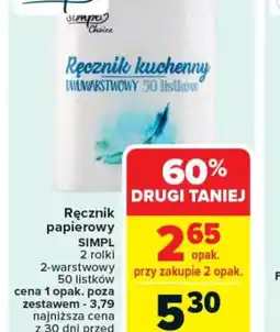 Carrefour Ręcznik papierowy Simpl oferta