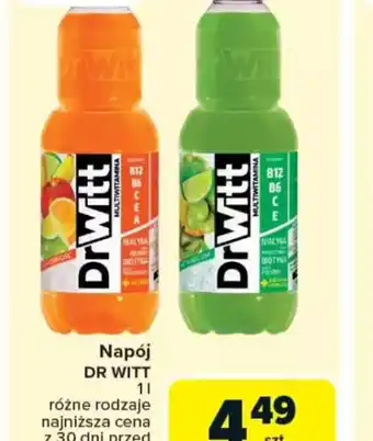 Carrefour Napój Dr Witt oferta