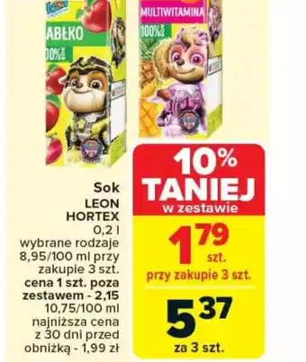 Carrefour Sok Leon Hortex oferta