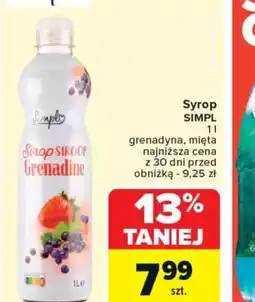 Carrefour Syrop Simpl oferta