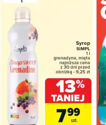 Carrefour Syrop Simpl oferta