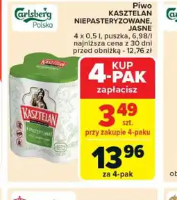 Carrefour Piwo Kasztelan oferta