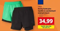 Lidl Szorty męskie funkcyjne m-xl Crivit oferta