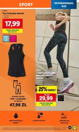 Lidl Top funkcyjny damski s-l Crivit oferta