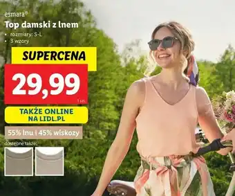 Lidl Top damski rozm. s-l Esmara oferta