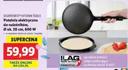 Lidl Patelnia elektryczna do naleśników 600 w Silvercrest oferta