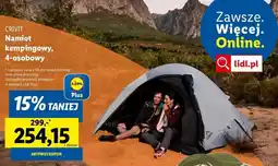 Lidl Namiot kempingowy 4-osobowy Crivit oferta