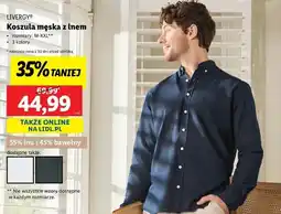Lidl Koszula z lnem rozm. s-xxl Livergy oferta