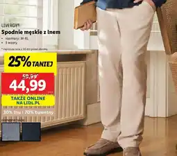 Lidl Spodnie męskie rozm. m-xl Livergy oferta