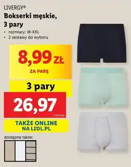 Lidl Bokserki m-xxl Livergy oferta