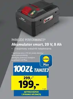 Lidl Akumulator smart paps 204 a1 8ah Parkside Performance oferta