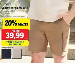 Lidl Szorty cargo m-xl Livergy oferta