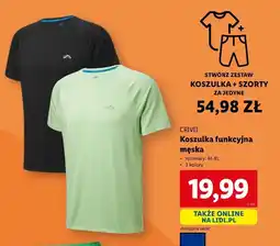 Lidl Koszulka funkcyjna męska m-xl Crivit oferta