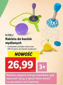 Lidl Rakieta do baniek mydlanych oferta