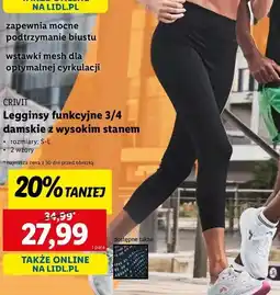 Lidl Legginsy funkcyjne damskie s-l Crivit oferta