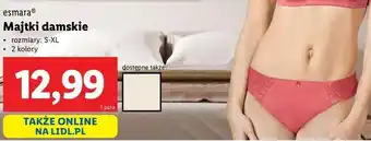 Lidl Majtki damskie s-xl Esmara oferta