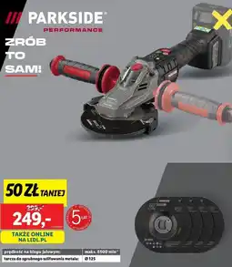 Lidl Szlifierka kątowa 20 v Parkside Performance oferta