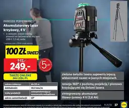 Lidl Laser krzyżowy Parkside oferta