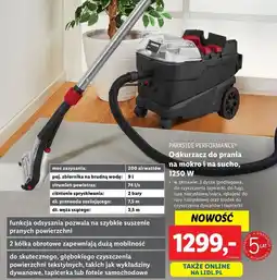 Lidl Odkurzacz do pracy na mokro i sucho Parkside Performance oferta