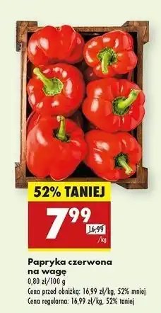 Biedronka Papryka czerwona oferta
