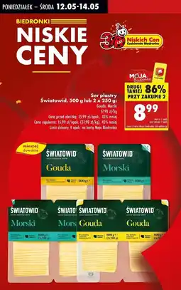 Biedronka Ser morski plastry Światowid oferta