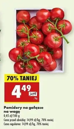 Biedronka Pomidory gałązka oferta