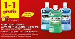 Biedronka Płyn do płukania ust Listerine Fresh Burst oferta