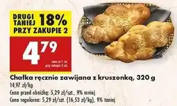 Biedronka Chałka ręcznie zawijana z kruszonką oferta
