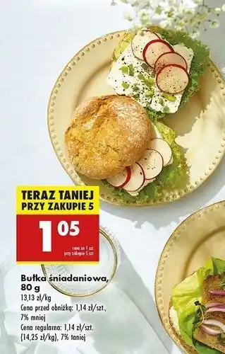Biedronka Bułka śniadaniowa oferta