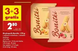 Biedronka Biszkopciki truskawkowe Bonitki oferta