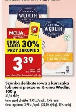 Biedronka Szynka z fileta kurczaka Kraina Wędlin oferta