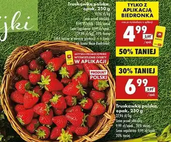 Biedronka Truskawki polska oferta